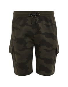 Threadbare THBTully Shorts in Größe S. Farbe: Khaki camo