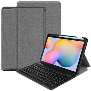 VOVIPO Tastatur Hülle für Samsung Galaxy Tab S6 Lite 10.4 2020, [QWERTZ Deutsches], Ständer Schutzhülle mit magnetisch abnehmbar Tastatur für Samsung Galaxy Tab S6 Lite 10.4 2020