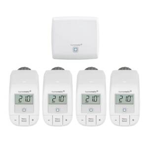 Homematic IP Starter Set Heizen Basis IV, 4x Thermostat Basic & Access Point