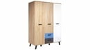 Bild 1 von Kleiderschrank Bianco Buche - weiß 130 cm - MATS COLOR