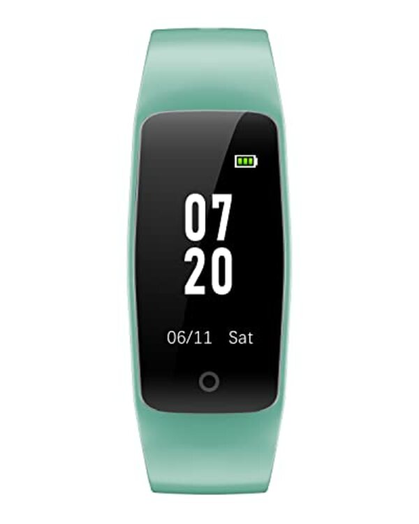 Bild 1 von ASIAMENG Schrittzähler Ohne App und Handy Fitnessuhr mit Kalorienzähler,Schlafmonitor Fitness Tracker IP68 Wasserdicht Aktivitätstracker für Damen Herren Kinder