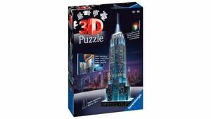 Ravensburger 3D-Puzzle - Empire State Building bei Nacht, 216 Teile