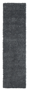 Teppich My Shaggy, 80cm x 300cm, Farbe Dunkelgrau, rechteckig, Florhöhe 37mm