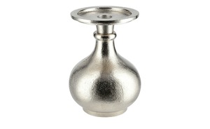 Kerzenständer silber Aluminium Maße (cm): H: 15  Ø: [10.0] Dekoration
