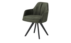 Woodford Polsterstuhl mit Armlehne  Milan grün Maße (cm): B: 57 H: 83 T: 64 Stühle