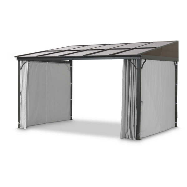 Bild 4 von LECO - Terrassenüberdachung Melanie - ca. 400 x 300 x 266 cm, Anthrazit