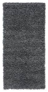 Teppich My Shaggy, 70cm x 140cm, Farbe Grau, rechteckig, Florhöhe 37mm