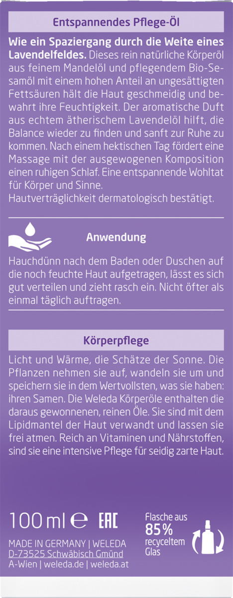Bild 2 von Weleda Lavendel Entspannungs-Öl