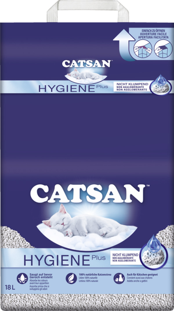 Bild 1 von Catsan Hygiene Plus Katzenstreu