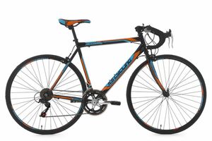 KS Cycling Rennrad 28" Piccadilly schwarz-orange-blau RH 56 cm