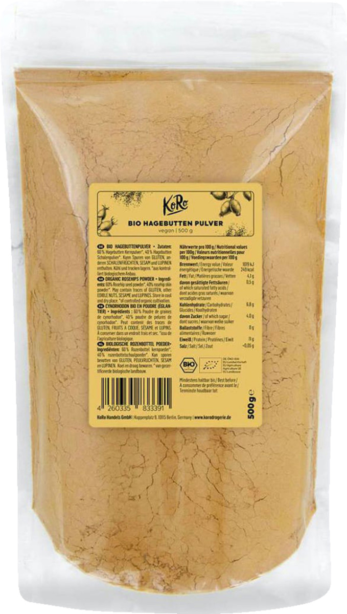 Bild 1 von KoRo Bio Hagebutten Pulver