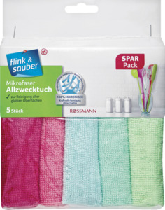 flink & sauber Mikrofaser Universaltuch Spar Pack