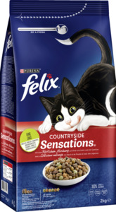 Felix Countryside Sensations® mit einer köstlichen Mischung aus Rind und Huhn und mit Gemüse Katzen
