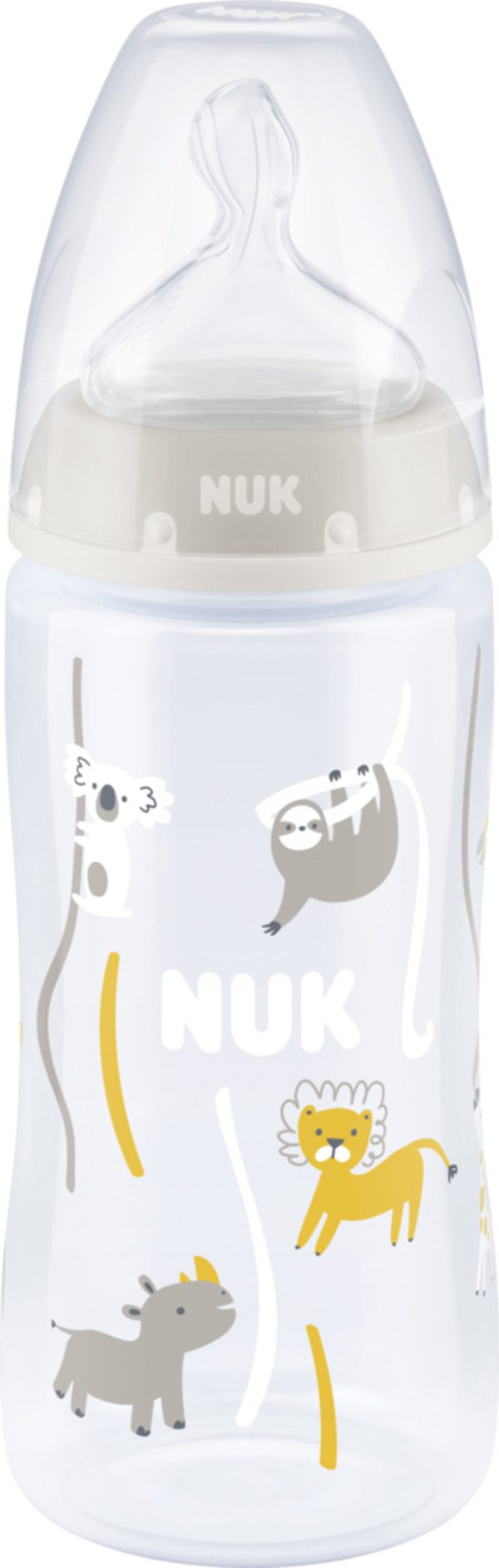 Bild 1 von NUK First Choice+ Babyflasche mit Temperature Control, 6-18 Monate, beige