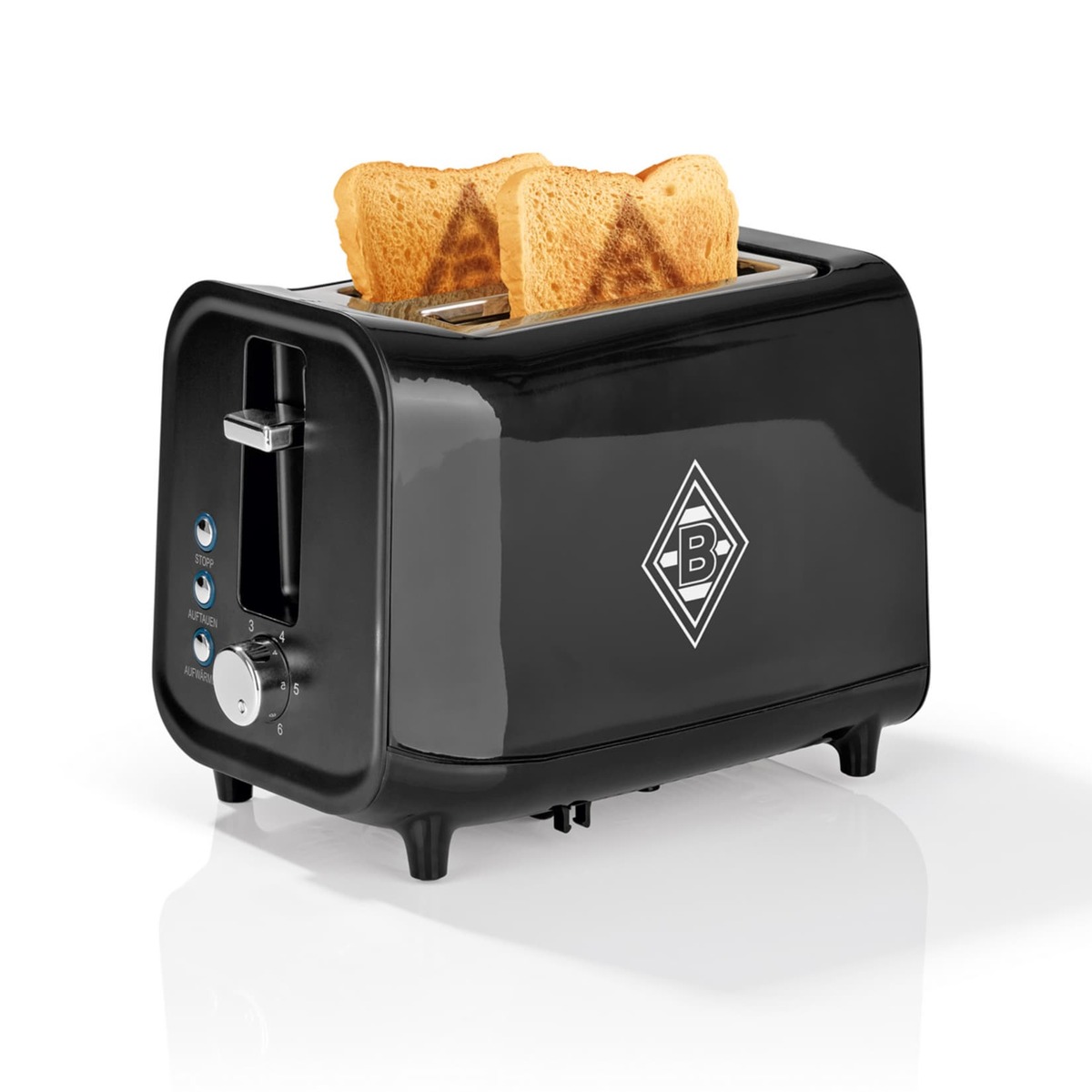Bild 1 von BMG Toaster mit Soundfunktion 800W schwarz/weiß