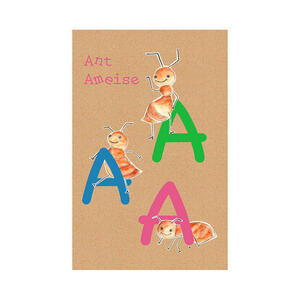 Komar Wandbild ABC Animal A