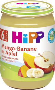 HiPP Bio Früchte Mango-Banane in Apfel 0.55 EUR/100 g (6 x 190.00g)