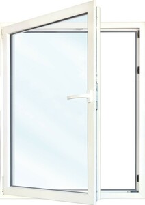 Meeth Fenster Weiß 500 x 750 mm DL
, 
System 70/3S Euronorm, 1-flg Dreh-Kipp