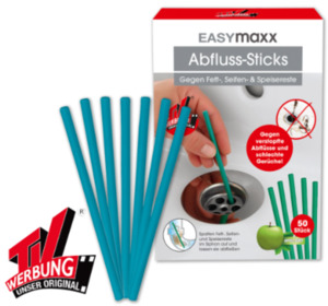 EASYMAXX Abflussreiniger-Sticks