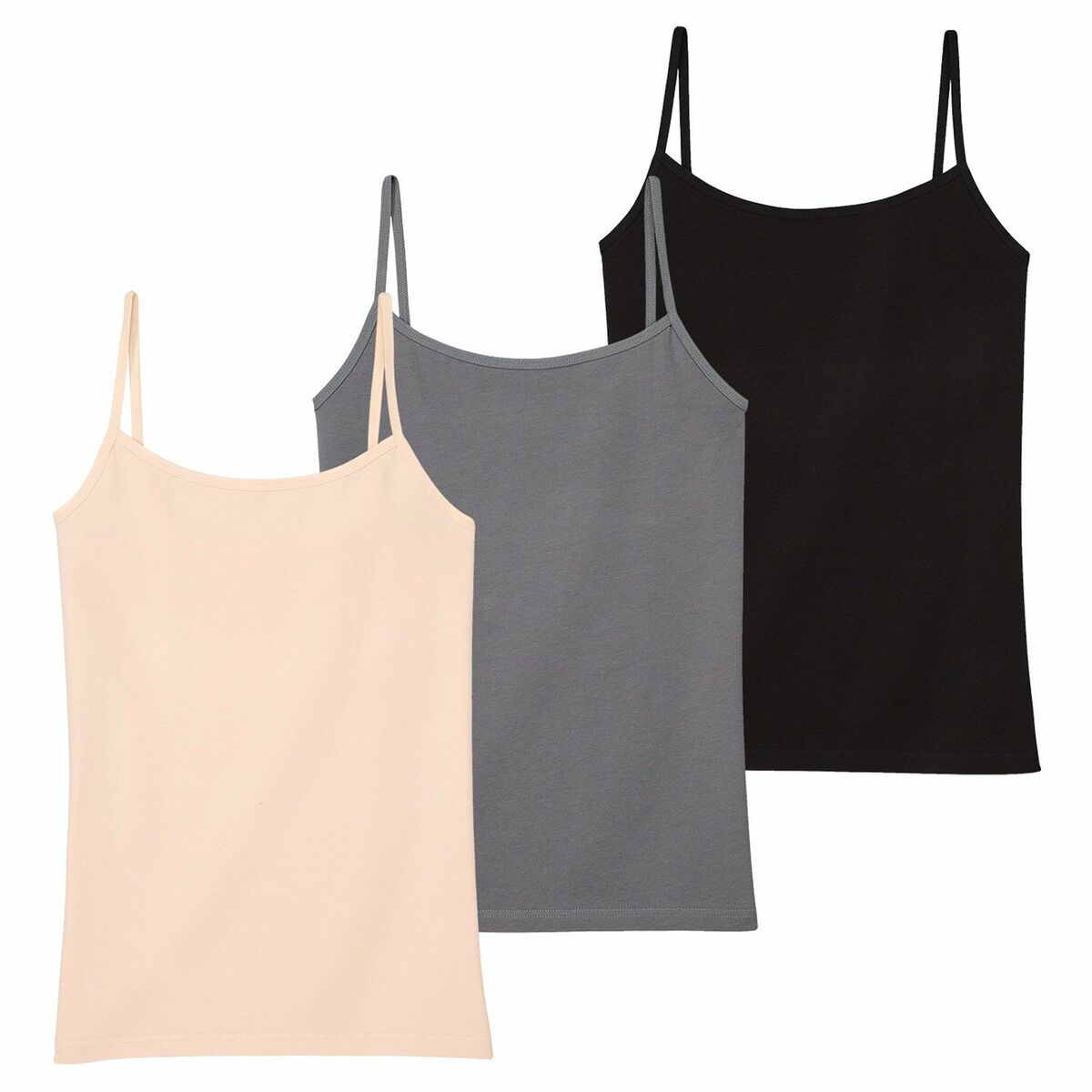 Bild 1 von BLUE MOTION Damen Unterhemden, 3er-Set