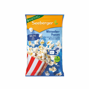 Seeberger Popcorn salzig Mikrowelle 90 g