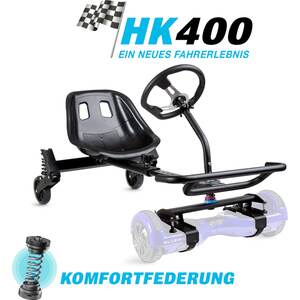 Bluewheel Hoverkart HK400 für 6,5 – 10“ Hoverboards, Sitzaufsatz