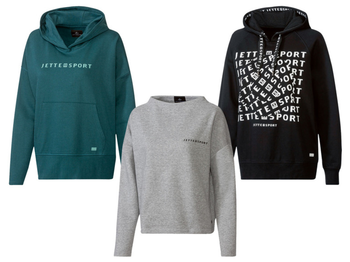 Bild 1 von crivit by Jette Sport Damen Sweatpullover mit Baumwolle