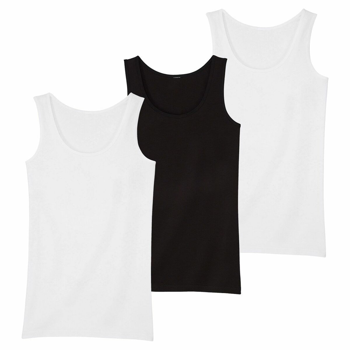 Bild 3 von BLUE MOTION Damen Unterhemden, 3er-Set