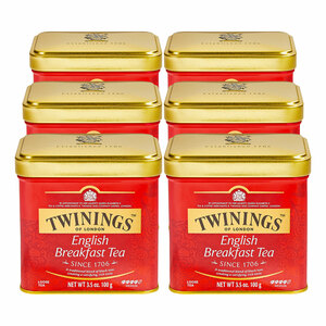 Twinings English Breakfast Tee 100 g, 6er Pack