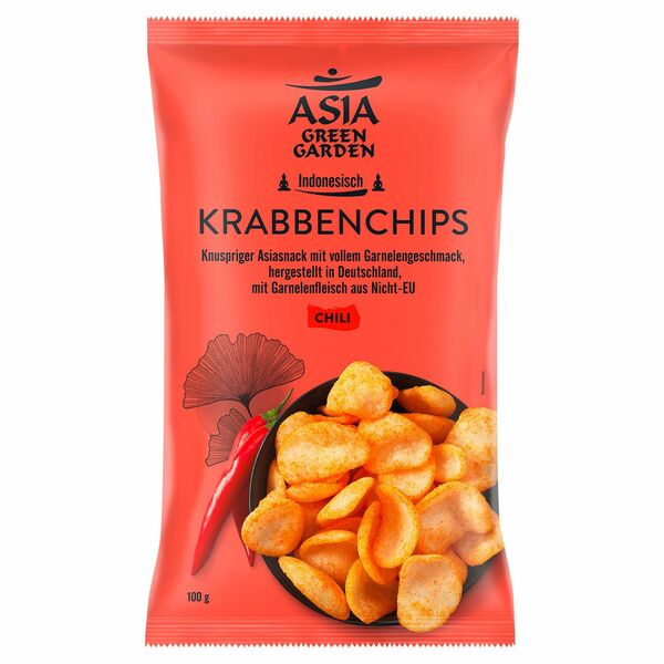 Bild 1 von ASIA GREEN GARDEN Krabbenchips 100 g