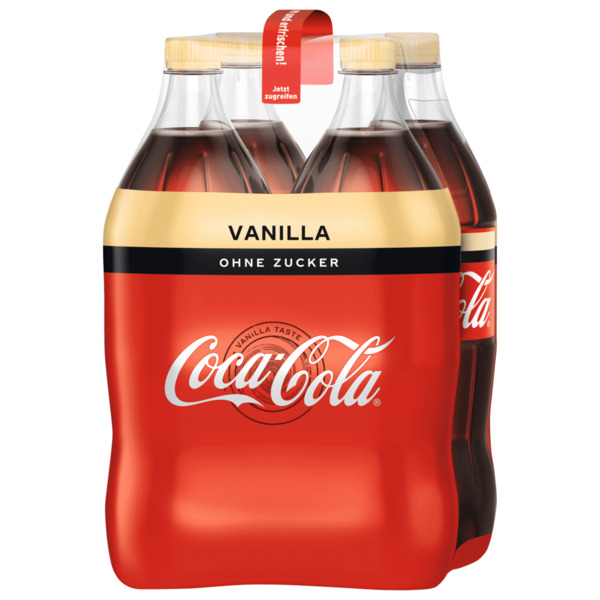 Bild 1 von Coca-Cola Vanilla ohne Zucker 4x1,5l