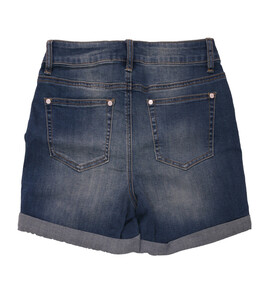 GUIDO MARIA KRETSCHMER Jeans-Shorts figurnahe Damen High Waist Sommer-Hose Blau