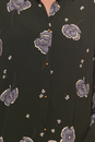 Bild 1 von minimum Herbst-Bluse geblümte Damen Kent Kragen-Bluse mit durchgehender Knopfleiste Grün