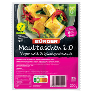 Bürger Maultaschen 2.0 vegan 300g