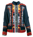 Bild 1 von RABE Softshell-Blazer gemusterte Jacke für Damen Blau/Bunt