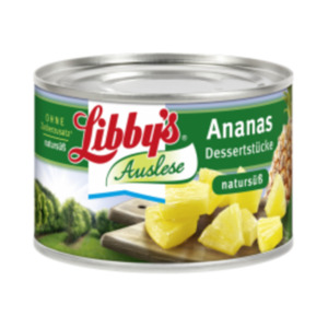 Libby's Ananas in Dessertstücke natursüß