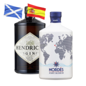 Nordés Atlantic Galician Gin oder Hendrick´s Gin