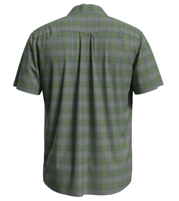 Bild 1 von odlo Mythen Hemd modisches Herren Sommer-Hemd mit Brusttasche und Karo-Muster Grün