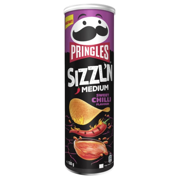 Bild 1 von Pringles Sizzl'n Medium Sweet Chili Chips 180g