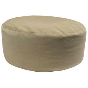 Sitzsack LAURA 105 cm Creme - Bezug Polyester - beige - Durchmesser 105 cm - Höhe 40 cm