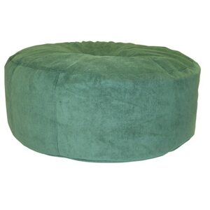 Sitzsack LAURA 105 cm dunkelgrün - Bezug Polyester - grün - Durchmesser 105 cm - Höhe 40 cm
