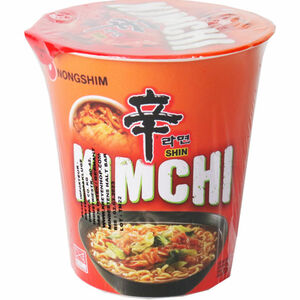 Nong Shim 2 x Instant Nudel Cup, Kimchi