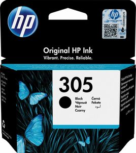 HP »305« Tintenpatrone (original Druckerpatrone 305 schwarz / Instant Ink)
