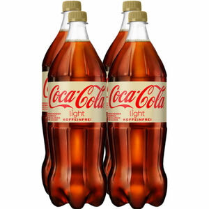 Coca-Cola Coca Cola Light Koffeinfrei, 4er Pack (EINWEG) zzgl. Pfand