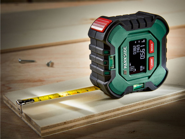 Bild 2 von PARKSIDE 4 V Akku-Massband »PLMB 4 B1«, 3 m, mit Laserentfernungsmesser