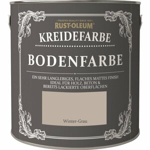 Rust-Oleum Kreide-Bodenfarbe Winter-Grau 2,5 l
