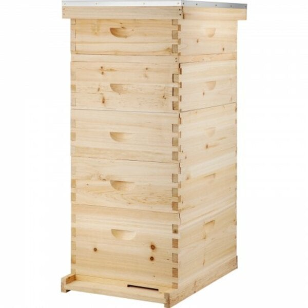 Bild 1 von VEVOR Zander Beute Bienenhaus Bienenkasten Bienenstock Ablegerkasten 50 Rähmchen