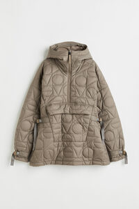 H&M Oversized Steppanorak Beige, Funktionskleidung – Jacken in Größe XL