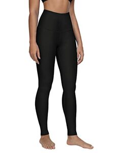 QUEENIEKE Women Yoga Thermal Winter Leggings Classic 5.5 Inch High Waist Running Pants Tummy Control Workout Tights(S, Schwarz Thermo Funktion)