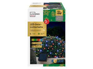 LIVARNO home LED-Solar-Lichterkette, 100 LEDs